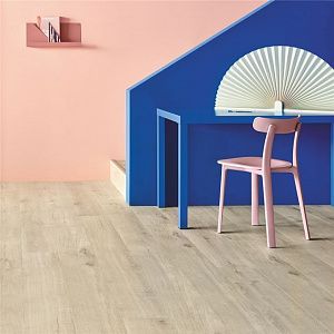 Плитка ПВХ Quick Step Vinyl Medium Planks AVMP AVMP40103   Дуб хлопковый бежевый фото 7 | FLOORDEALER